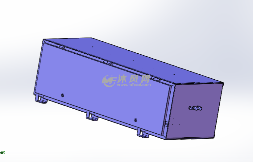 钣金箱体设计模型图