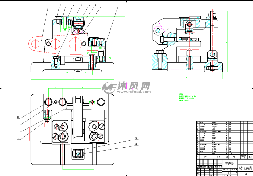 ca6140车床后托架工艺编制及钻床夹具设计