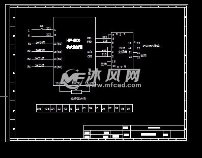 变频控制箱一拖二清水泵控制原理图