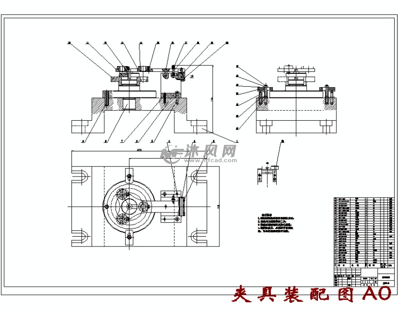 ca6140普通车床床尾顶尖套盖的钻3-Ф9孔夹具设计及加工工艺规程