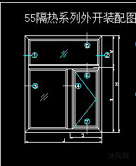 门窗断面胶怎么搭_断桥铝门窗断面