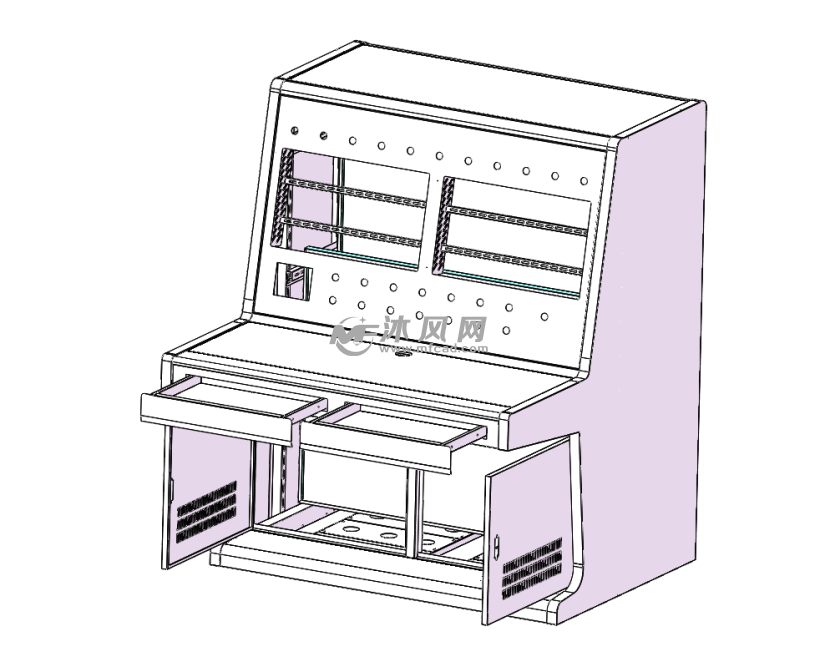 零部件模型 工位器具 操作台/工作台