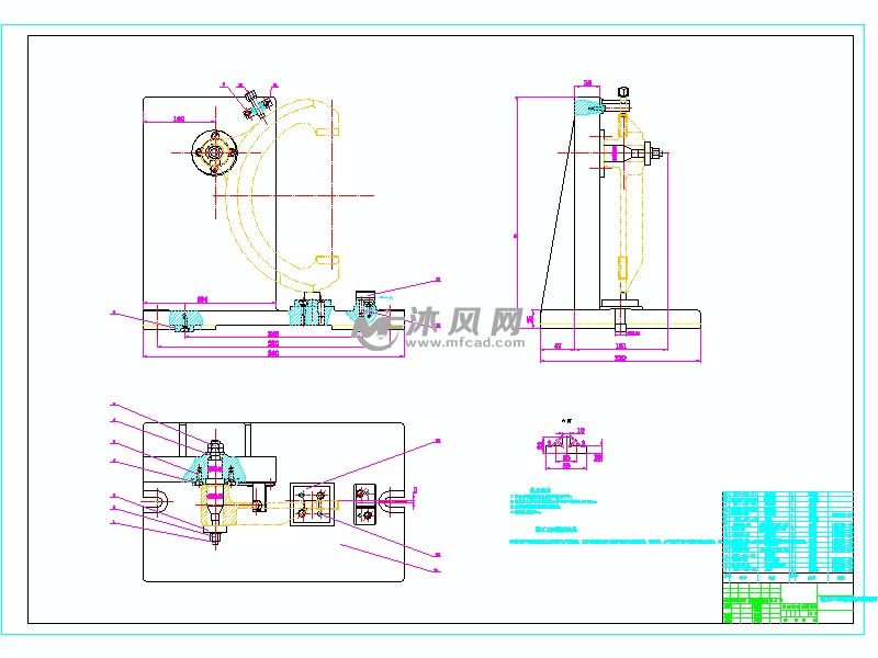 倒档拨叉铣叉口两侧面专用夹具设计