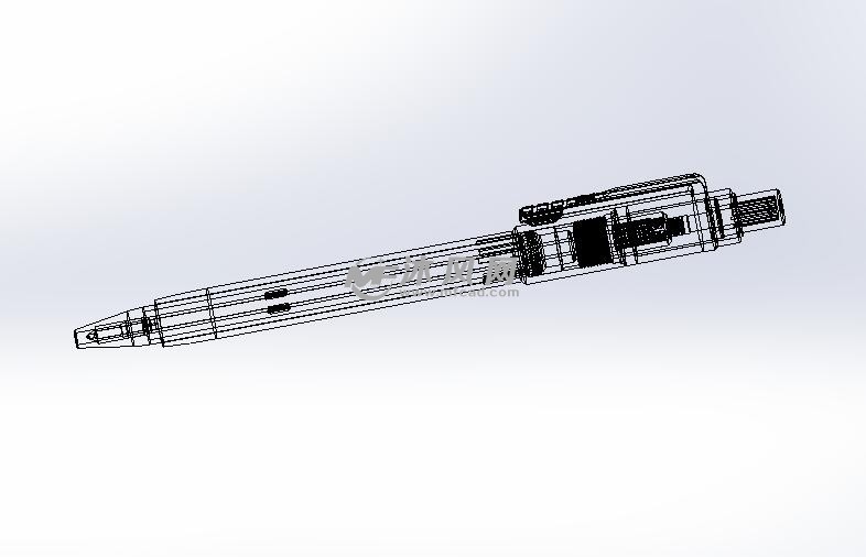 圆珠笔设计建模图