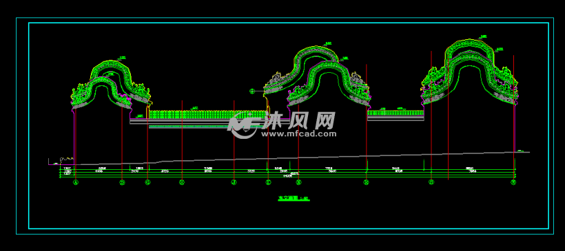 岭南祠堂仿古建筑设计图