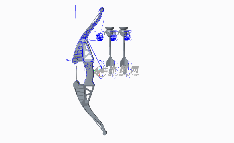 创意弓箭设计 - 军工模型图纸 - 沐风网