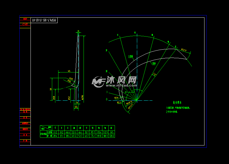 叶片模型图