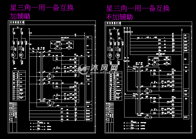 双速风机控制原理图