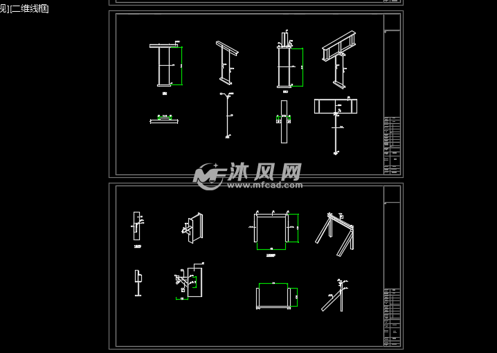 厂房电缆桥架大样图