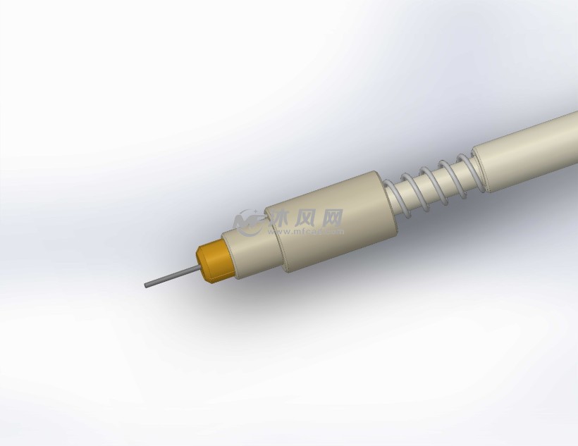 0.5mm自动铅笔(含内部结构)