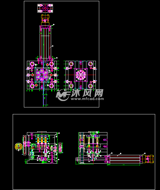 整套模具结构图