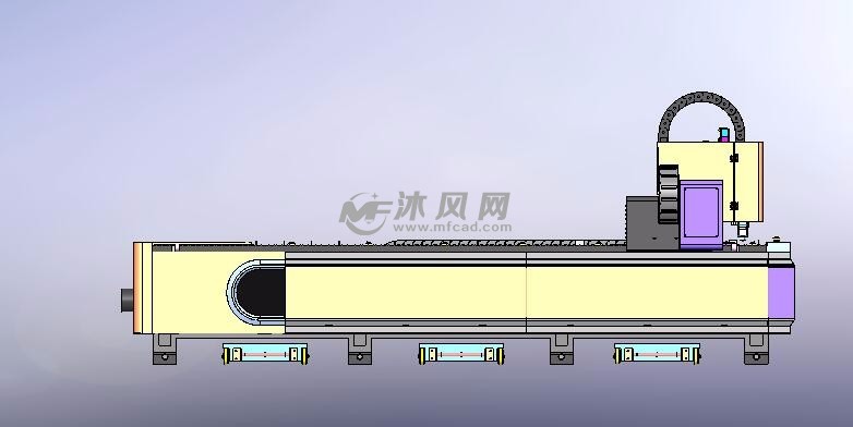 3015激光切割机图 - 机械加工图纸 - 沐风网