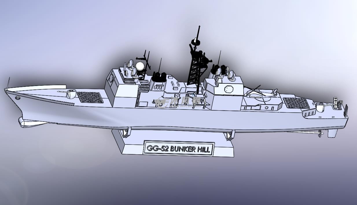 驱逐舰模型设计图