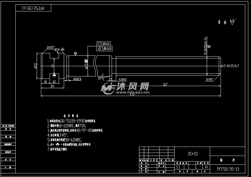 阀杆