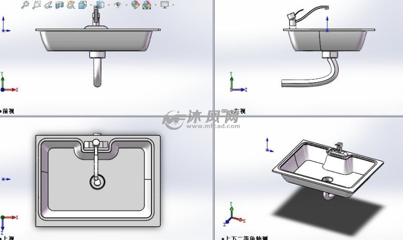 家用洗手盆设计模型