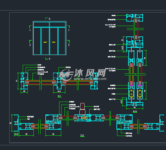 某小区建筑施工图及门窗施工图