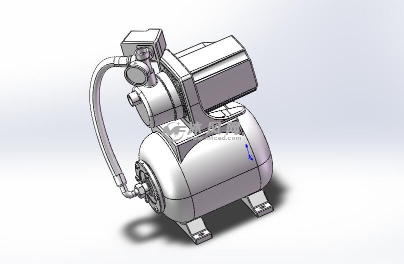 小型气泵设计模型建模模型图