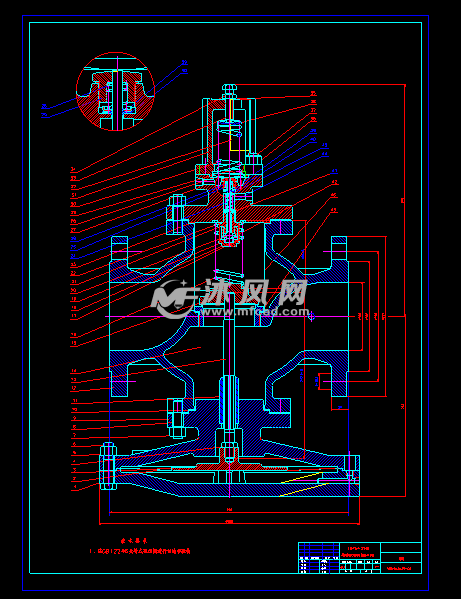 减压阀系列图纸