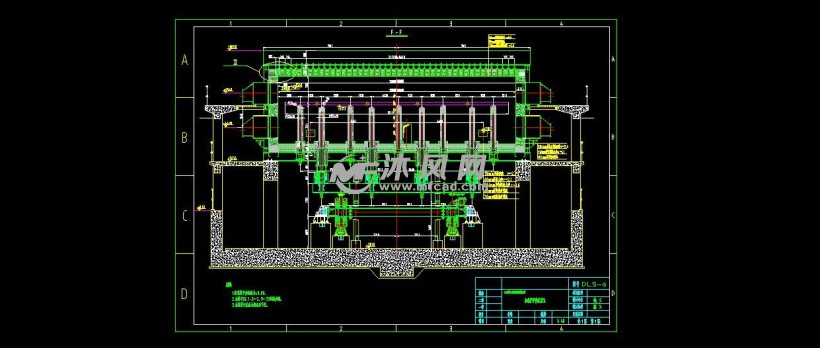 线材加热炉炉体及工艺与电气图 - 机械加工图纸 - 沐风网