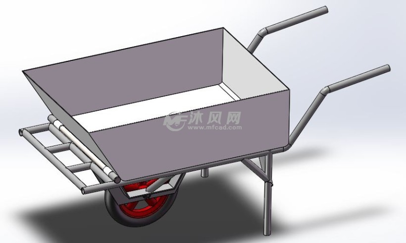 翻斗独轮车 非机动车及附件图纸 沐风网