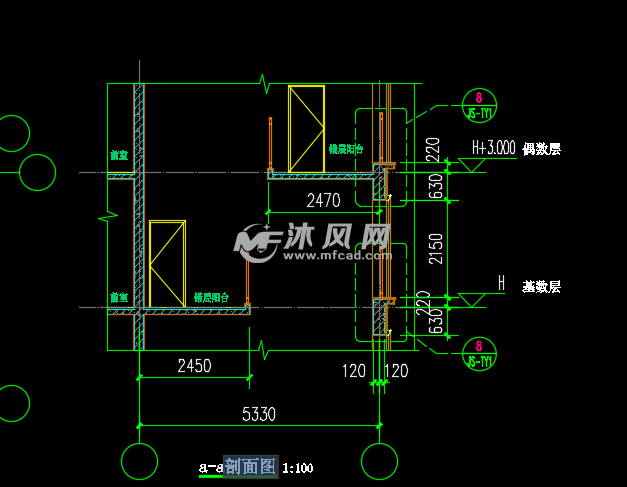 错层阳台大样图