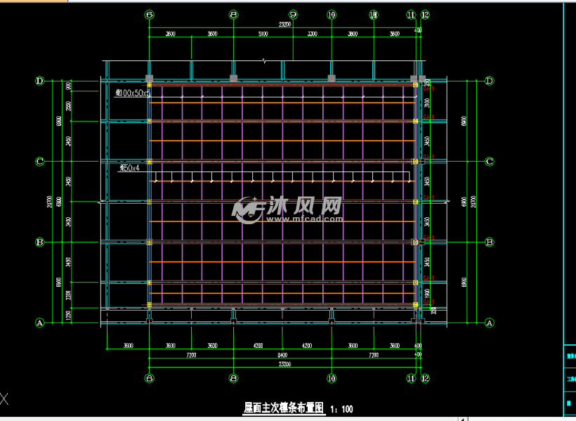 cad图纸 结构图纸 钢砼框架