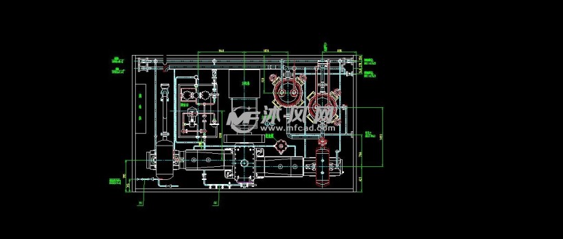 循环氢压缩机总布置图和基础图 - 换热/制冷空调设备