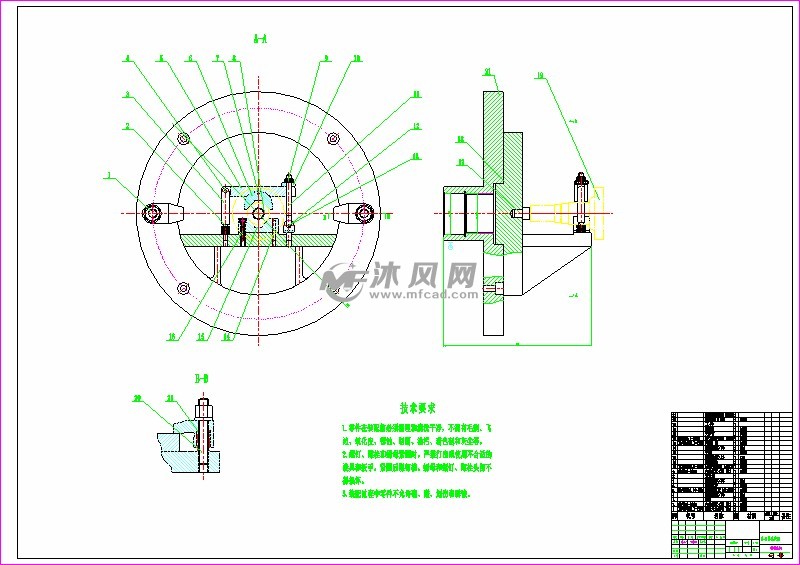 k015-ca6140车床输出轴车φ176外圆面夹具设计