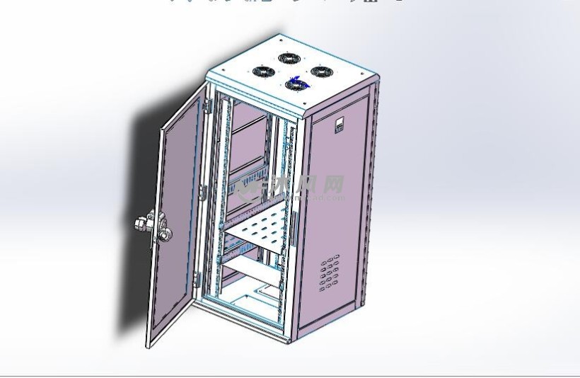 钣金电控箱体设计模型