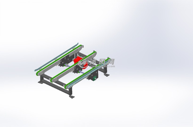 三列链条机模型图
