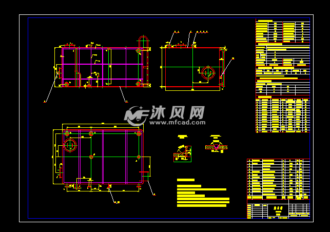 20立方疏水箱 - 其他压力容器配件图纸 - 沐风网