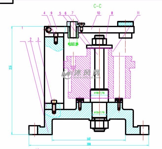 拨动顶尖座钻6xm5孔钻床夹具设计