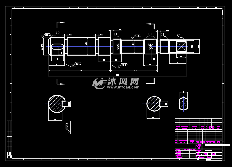 小型离心泵设计 - 泵图纸 - 沐风网