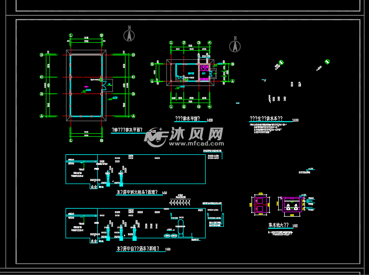 消防水池水泵房施工图纸