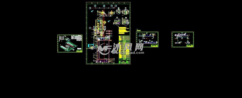 加热炉净环水系统图 - 换热压力容器图纸 - 沐风网