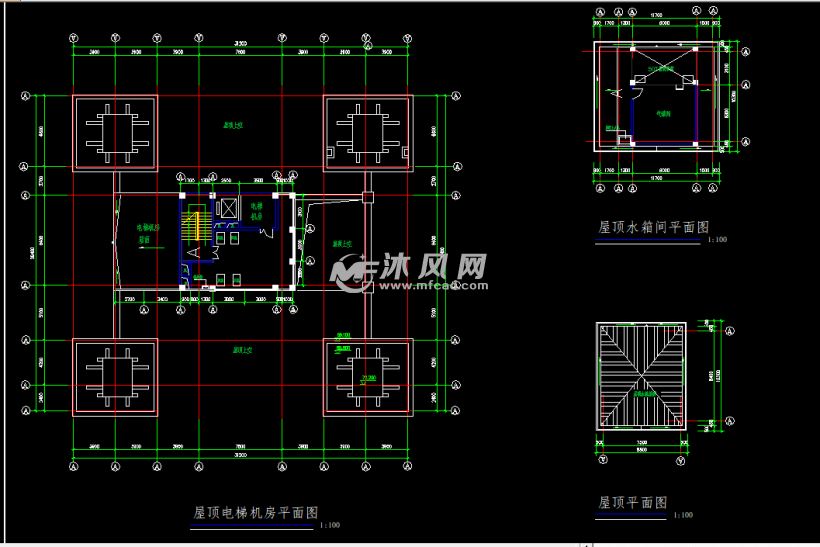 南方某市18层高层办公楼施工图纸