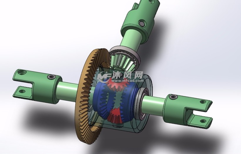差速器工作原理三维