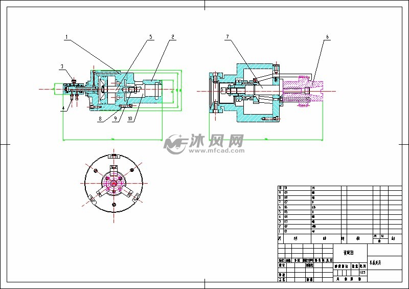 主轴齿轮车外圆夹具车床夹具设计