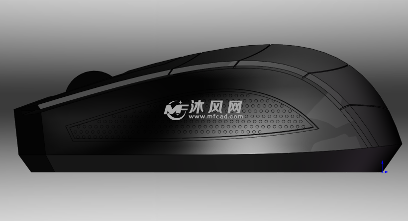 鼠标侧视图