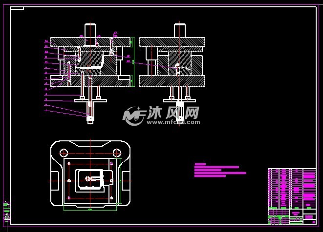 支架连接板模具设计