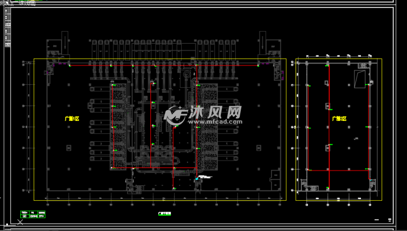 快递物流公司中转站厂房库施工图(结构,电气)