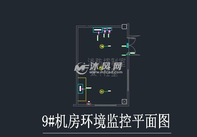 9号机房监控平面图