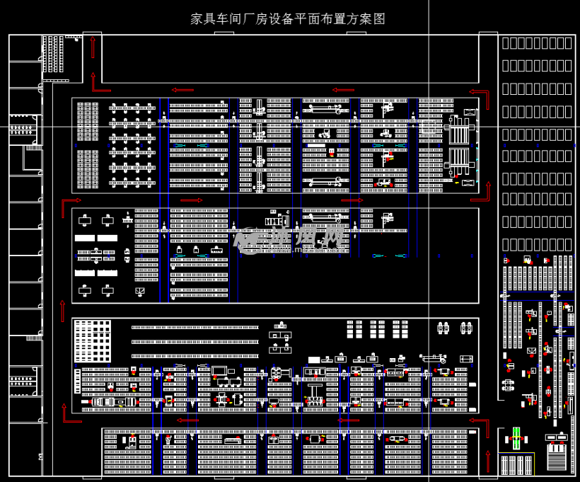 厂房设备平面布置图