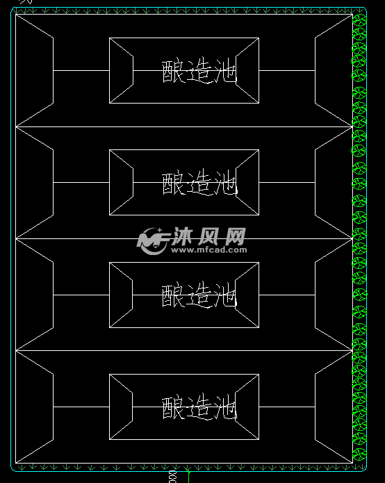 某白酒厂总平面布置图纸