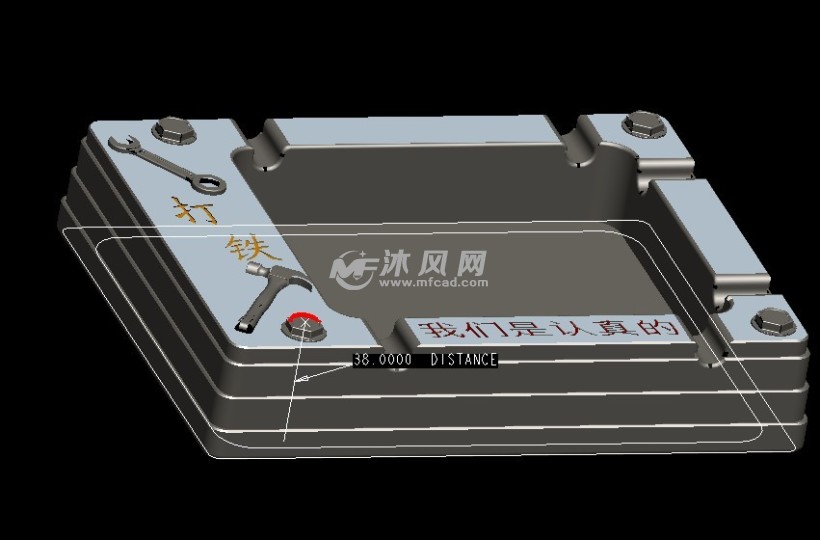 机械行业个性烟灰缸
