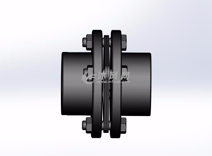 11款spa止付螺丝固定式钢片式挠性联轴器模型
