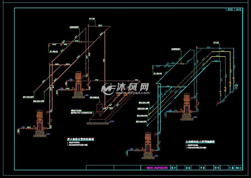 消防给排水系统原理图