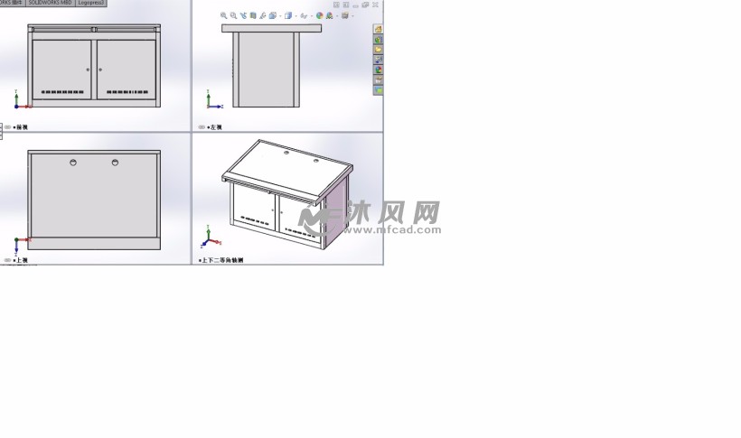 双联监控平台 - 钣金图纸 - 沐风网