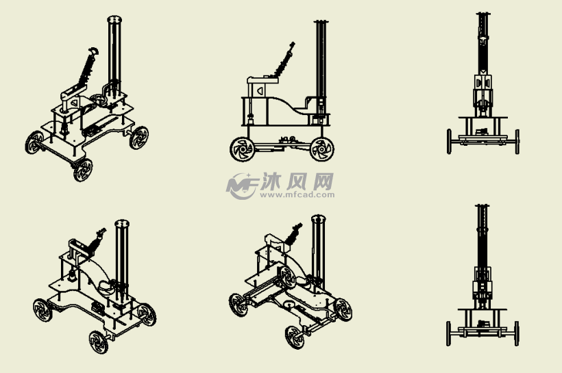 一种投篮机器人 - 机器人模型图纸 - 沐风网
