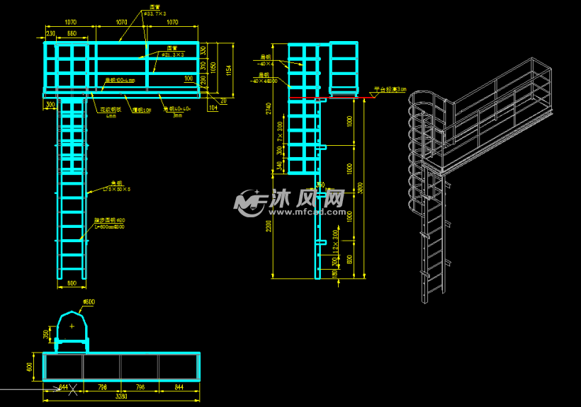 爬梯详图